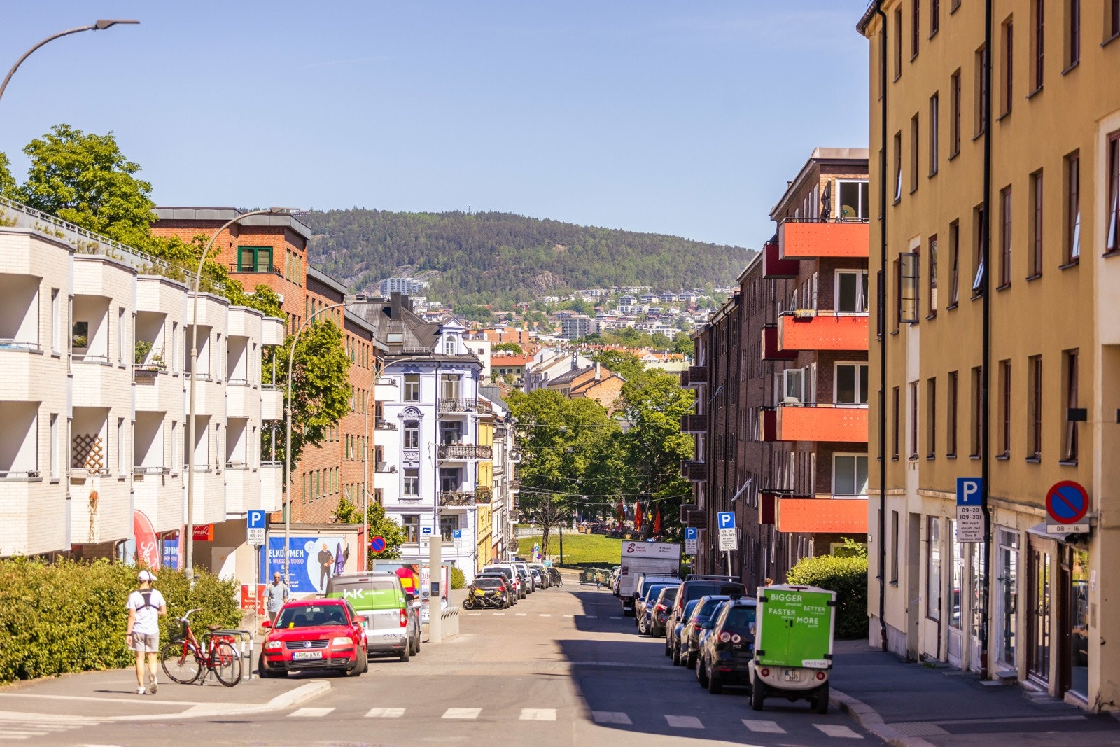 Bjerregaards gate er kjent for å være rolig, trygg og svært trivelig, en perfekt kombinasjon av byliv og nabolagsfølelse. Galleribilde