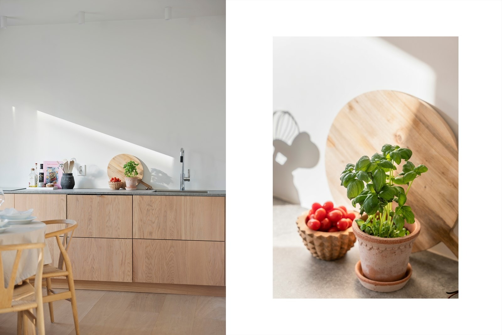 Den åpne løsningen er både sosial og koselig. Galleribilde