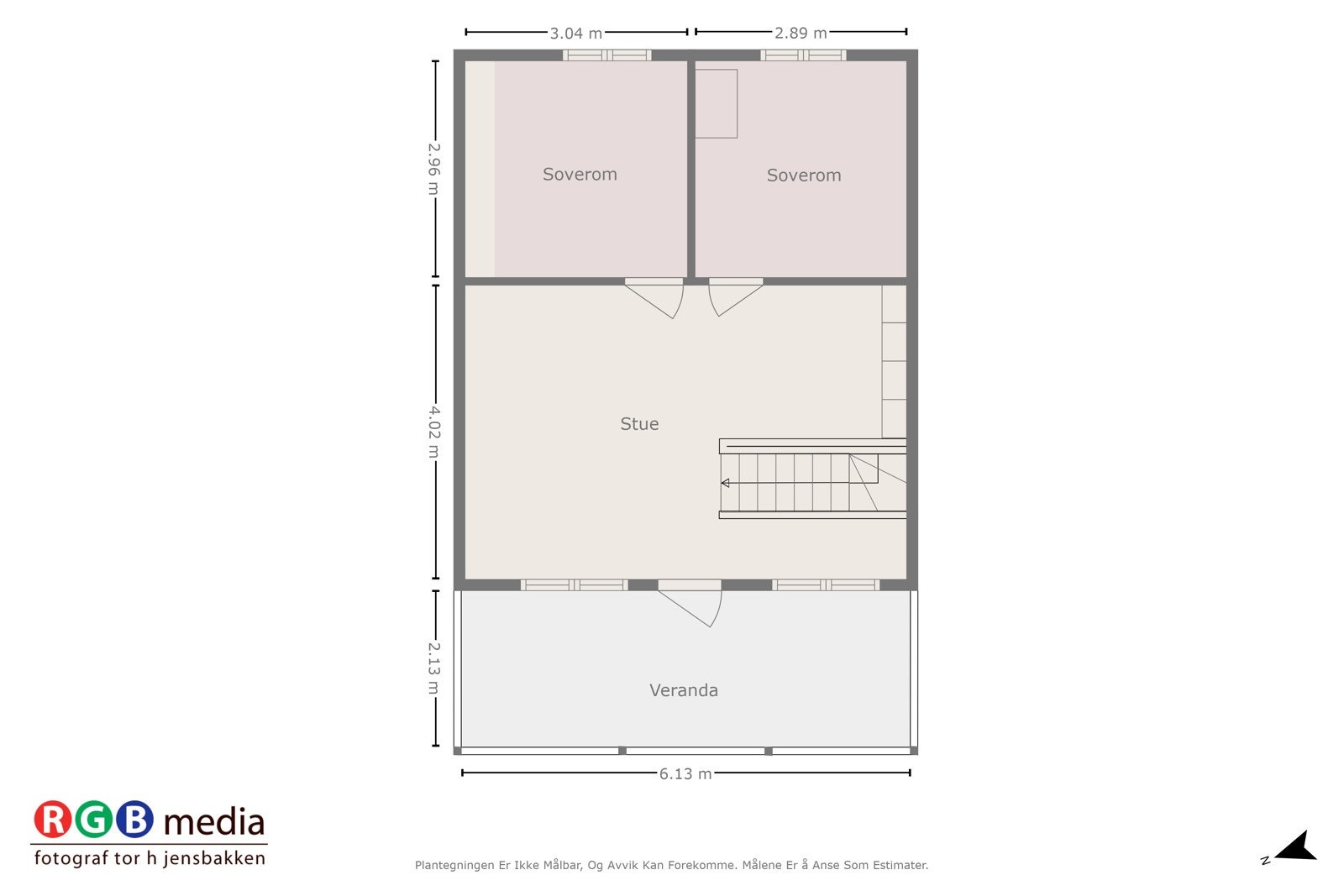 Plantegning, 2. etasje. Galleribilde