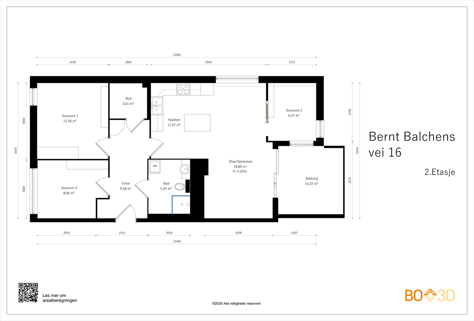 Plantegning. Galleribilde