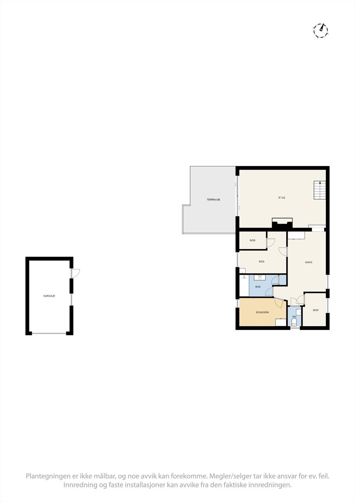 Plantegning kjeller Galleribilde