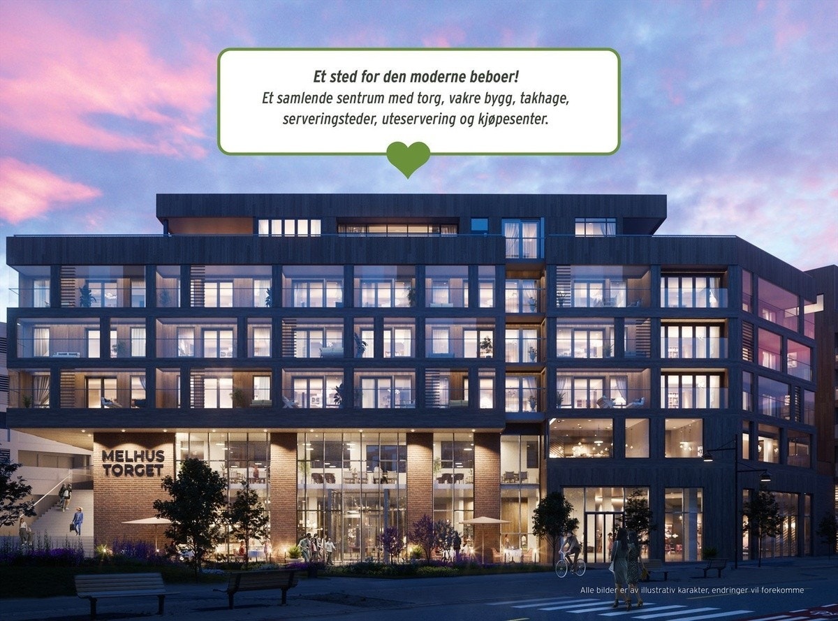 Illustrasjonstegninger fra salgsoppgave Galleribilde