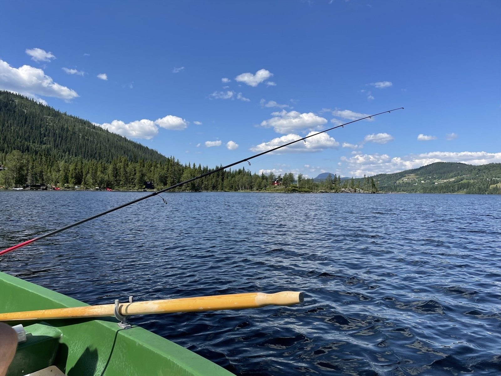 Her kan man finne roen og samtidig fiske litt. Meglers private bilde. Galleribilde