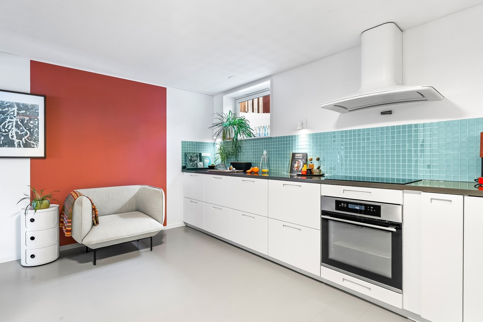 Kjøkkenet gir et helhetlig og moderne uttrykk. Galleribilde