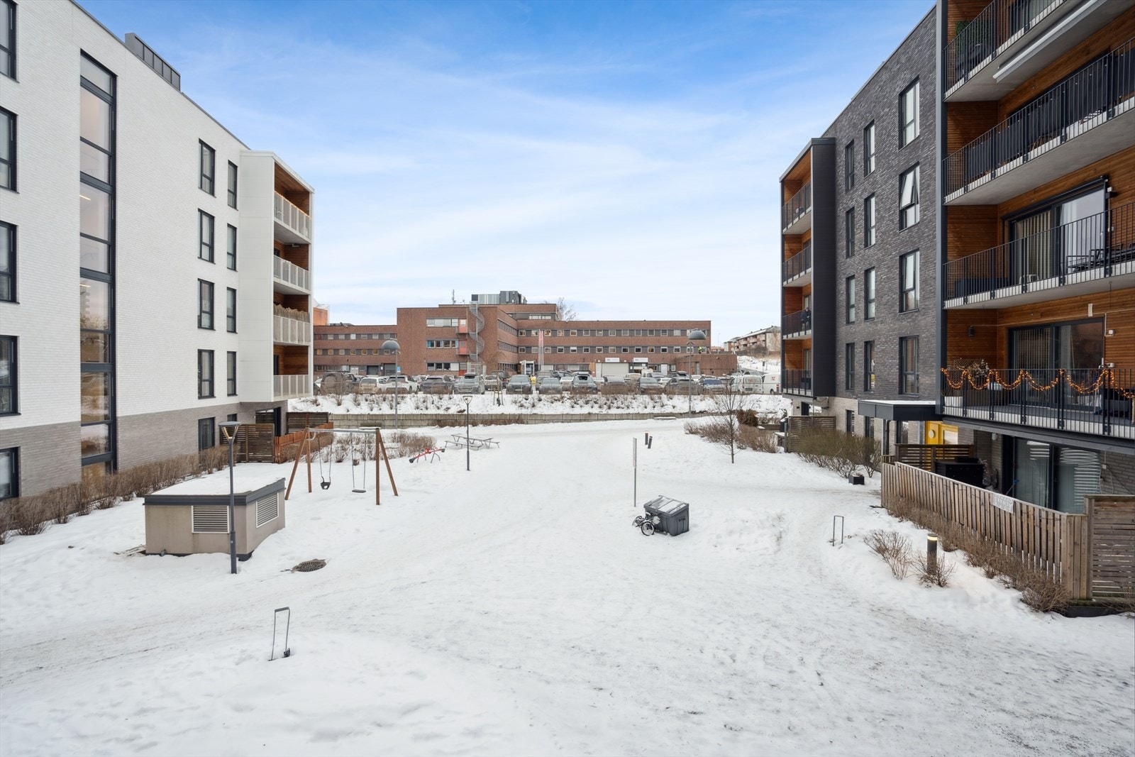 Utsyn fra balkongen Galleribilde