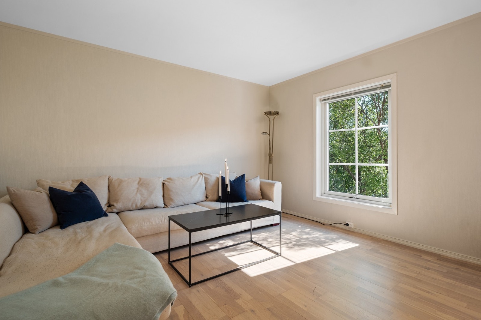 God plass til møblering av en koselig sofagruppe. Galleribilde