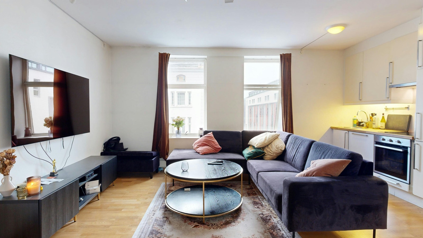 Stue/kjøkken på 21 kvm Galleribilde