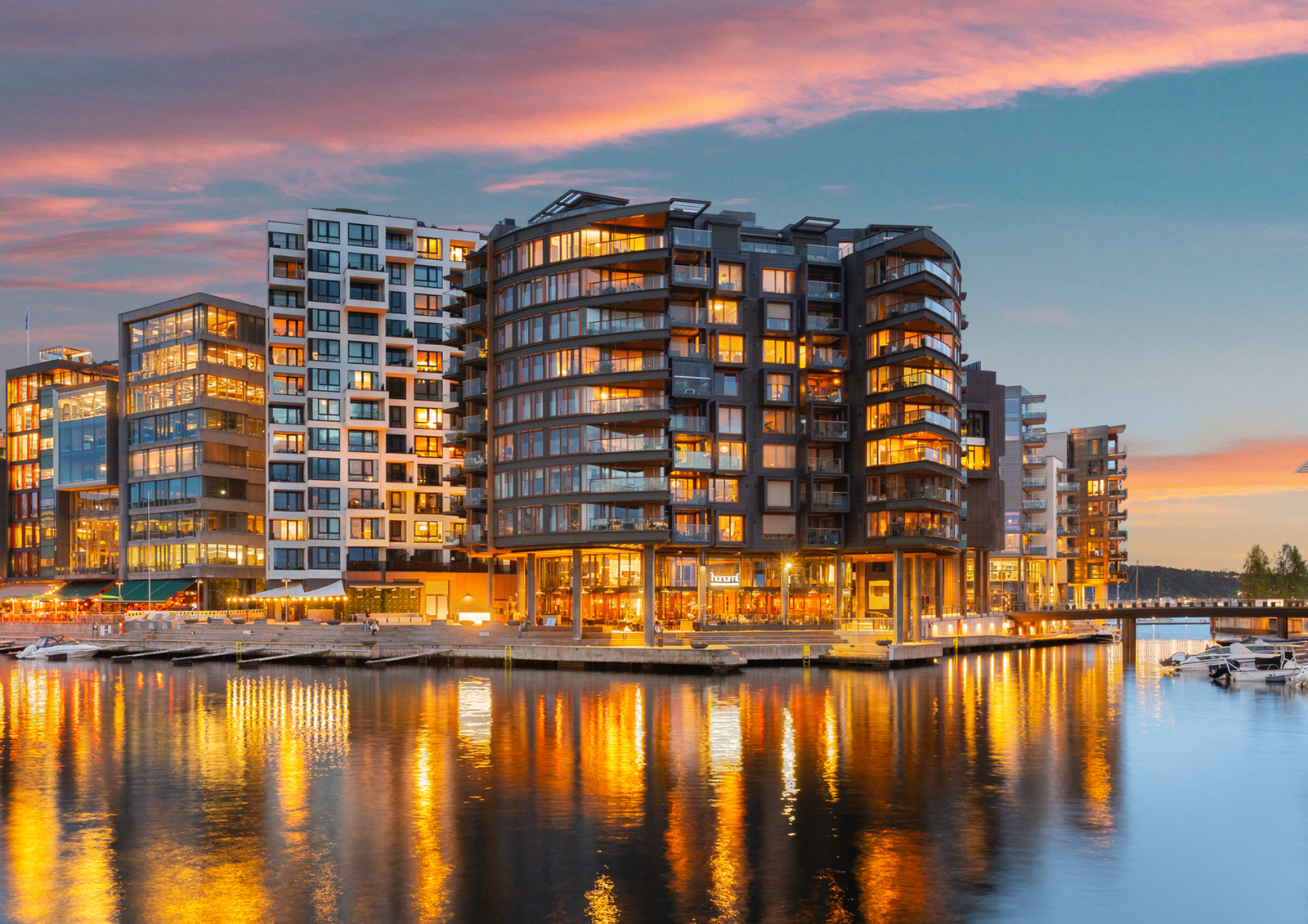 Her bor du behagelig, ytterst på Odden med Oslofjorden, Kanalen og Filipstadkaia rett utenfor. Galleribilde
