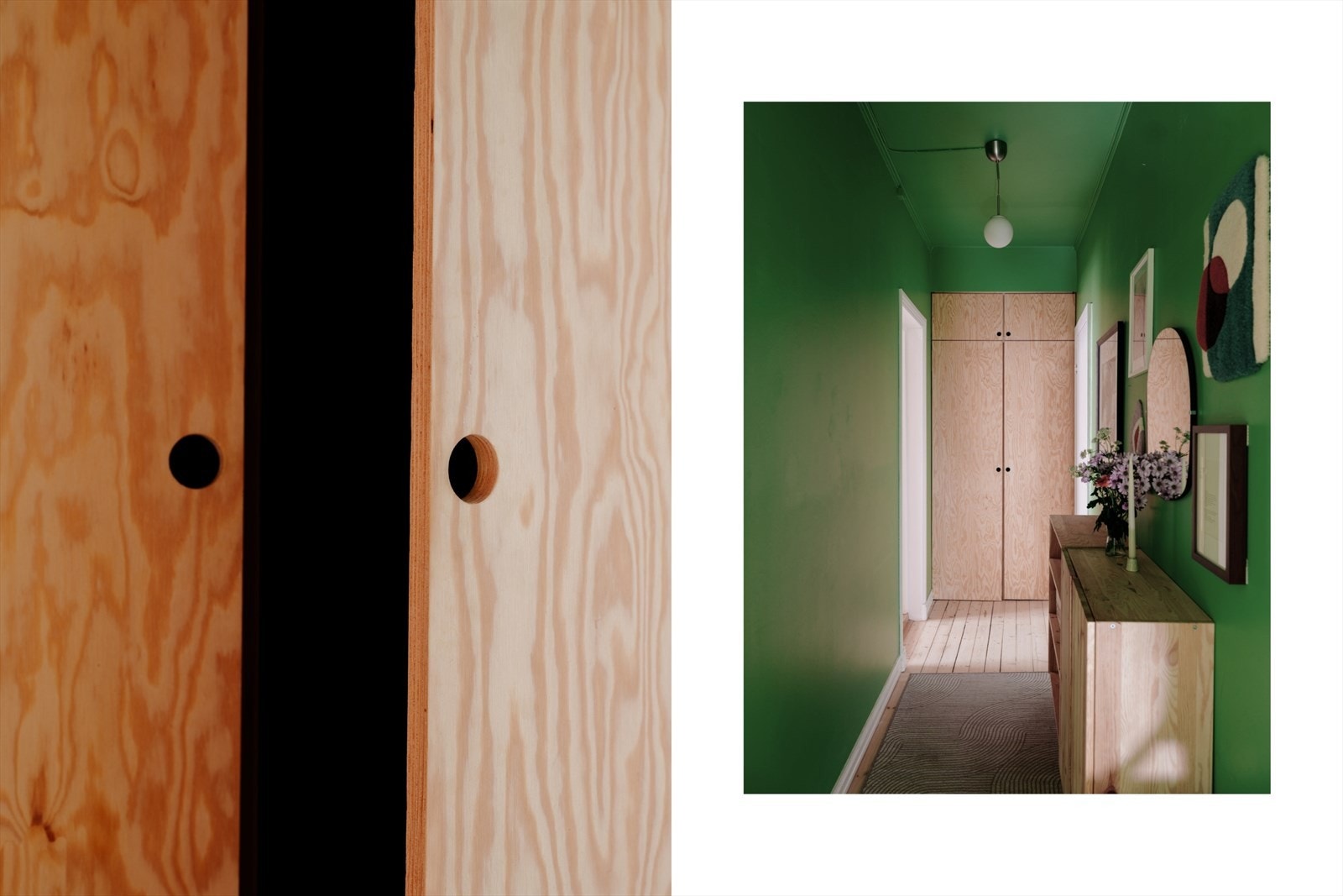 Entrè med plass til oppbevaring av sko og yttertøy. Boligen disponerer også tre boder med mye lagringsplass. Galleribilde