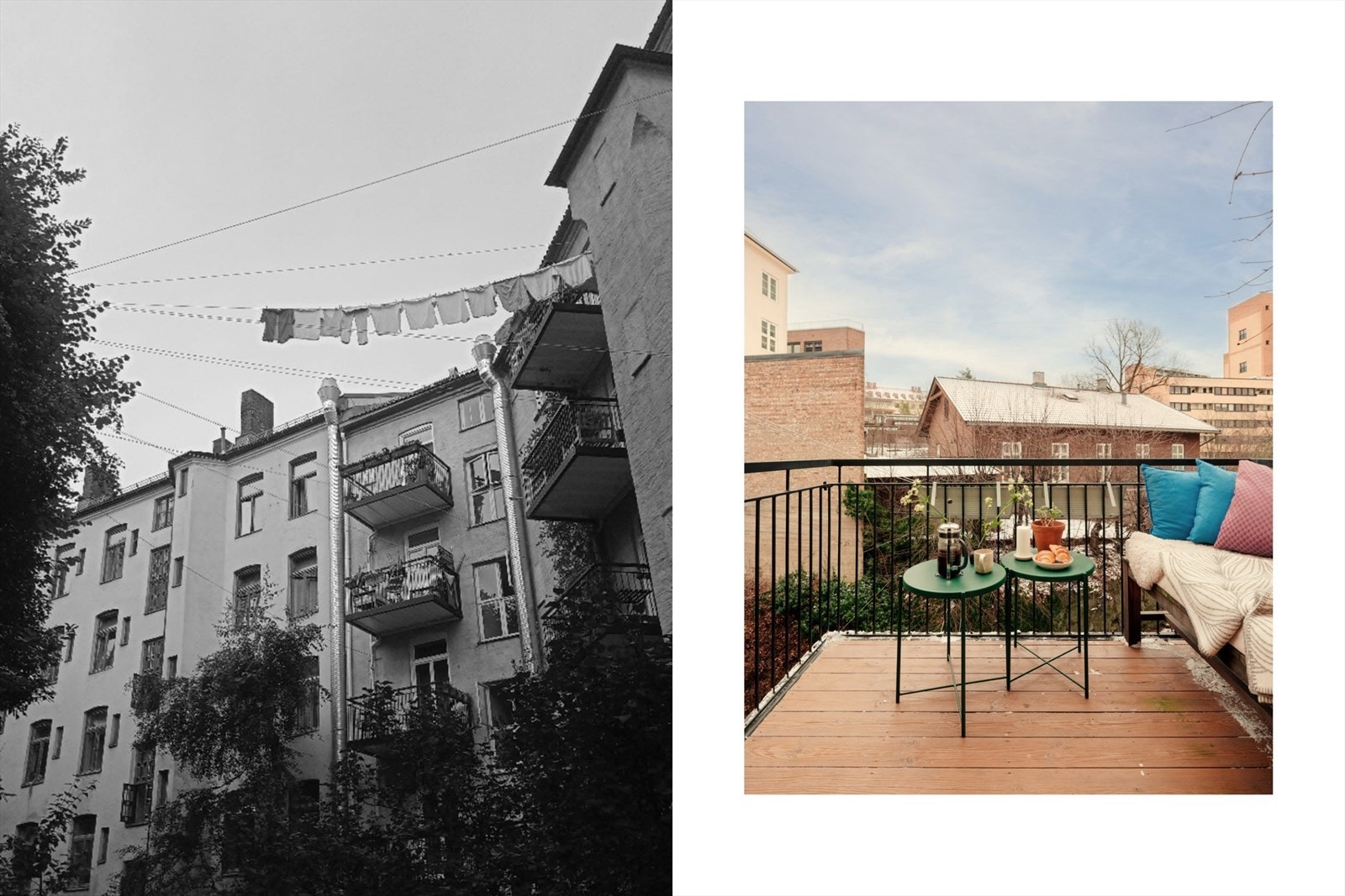 Svært god intern beliggenhet i rolig bygård. Galleribilde