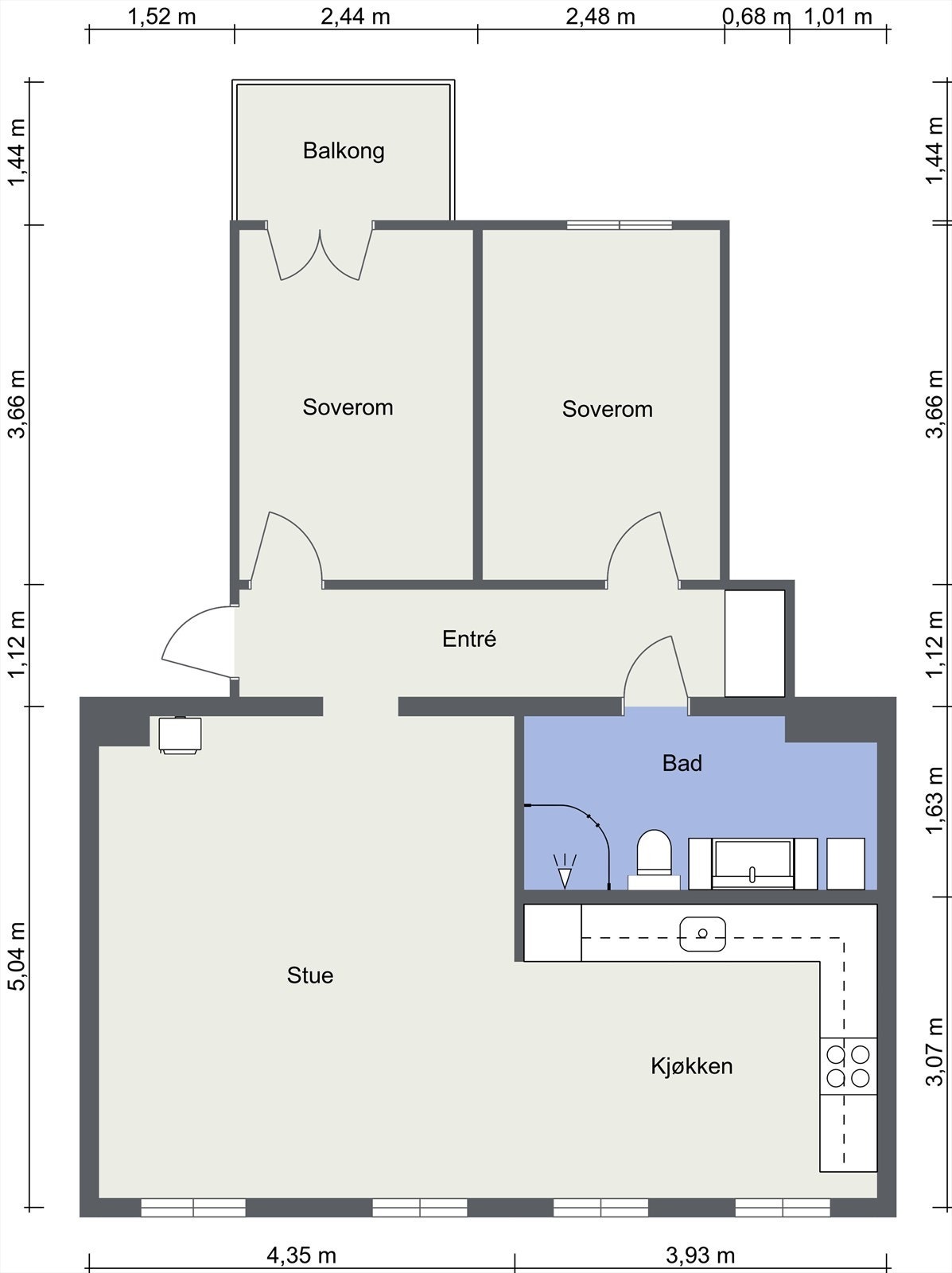 Plantegning. Galleribilde
