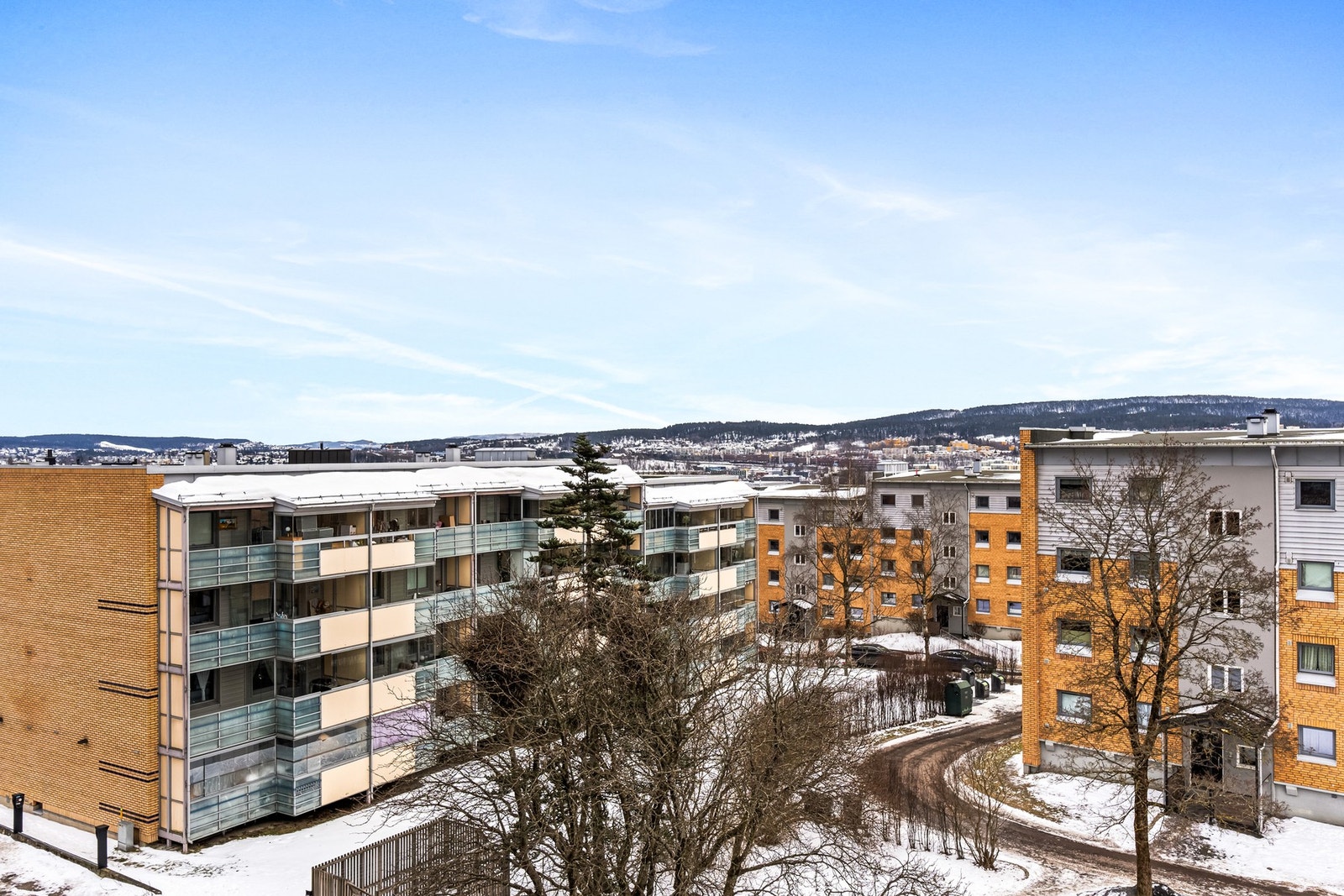 Nærbilde av utsikt utover dalen Galleribilde