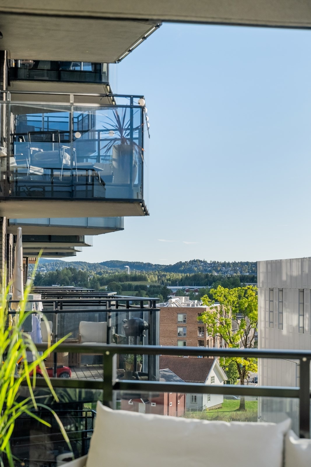Utsyn fra balkongen. Galleribilde