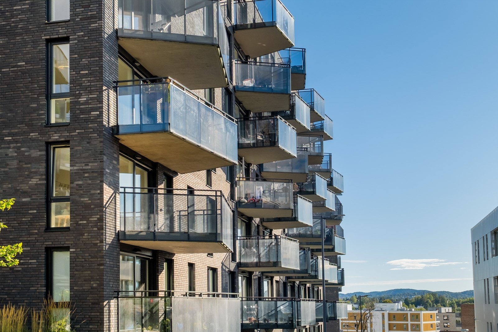 Her bor du sentralt i Lørenskog stasjonsby/Snøbyen. Galleribilde