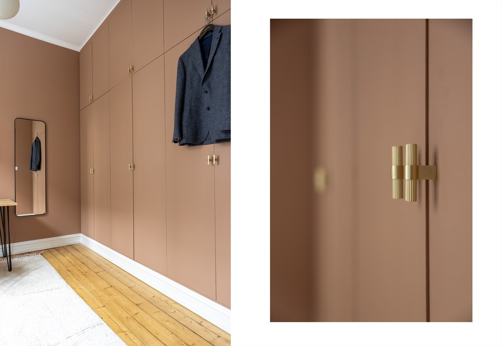 Fine plassbygde garderobeskap, Galleribilde