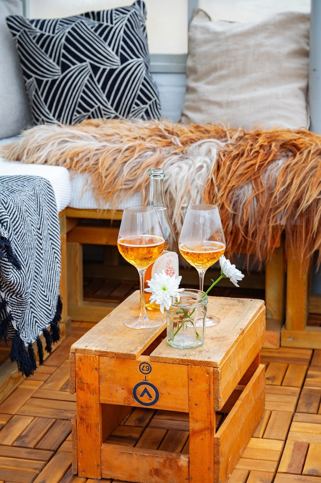 Et hyggelig uterom for avslapning. Galleribilde