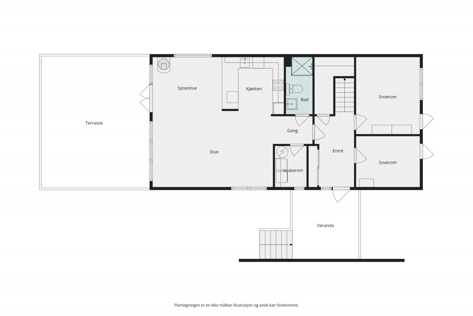 Plantegning 2. etasje. Galleribilde