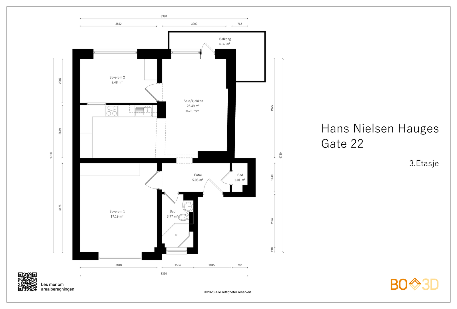 Plantegning. Galleribilde