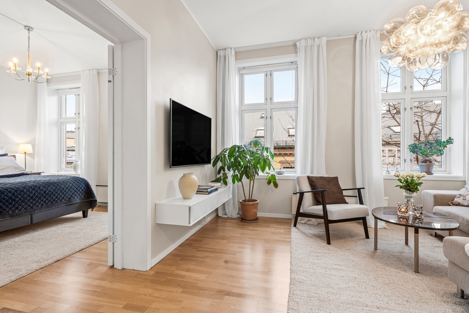 Leiligheten har to soverom av god størrelse. Galleribilde