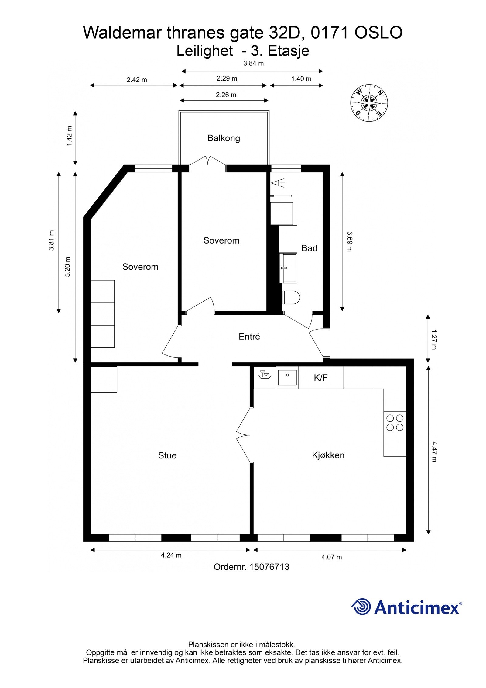 Planskisse. Galleribilde