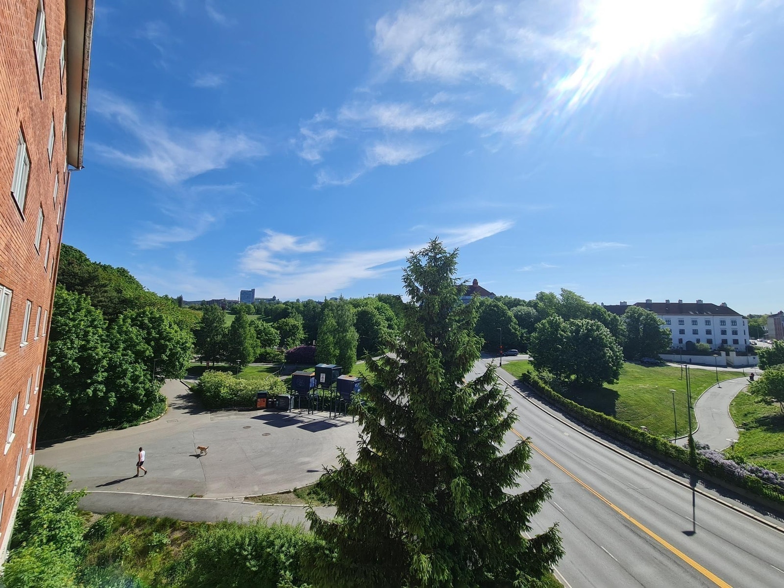 utsikt fra balkongen Galleribilde