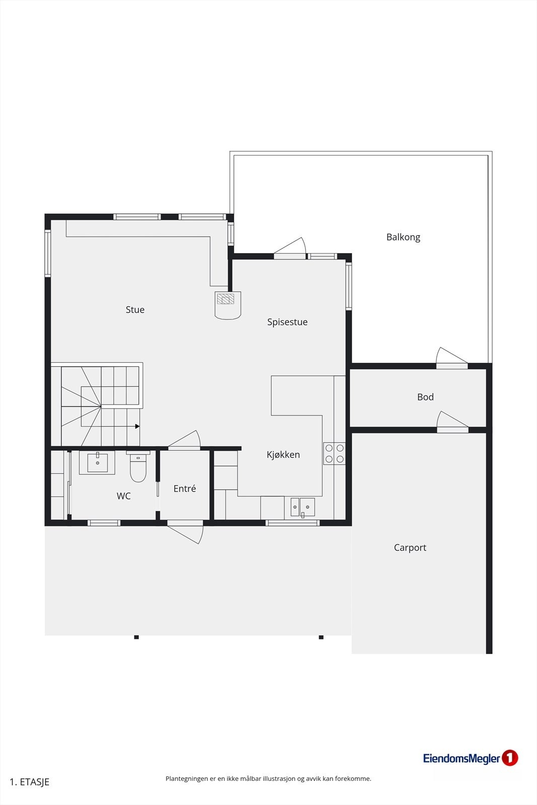 Plantegning Galleribilde
