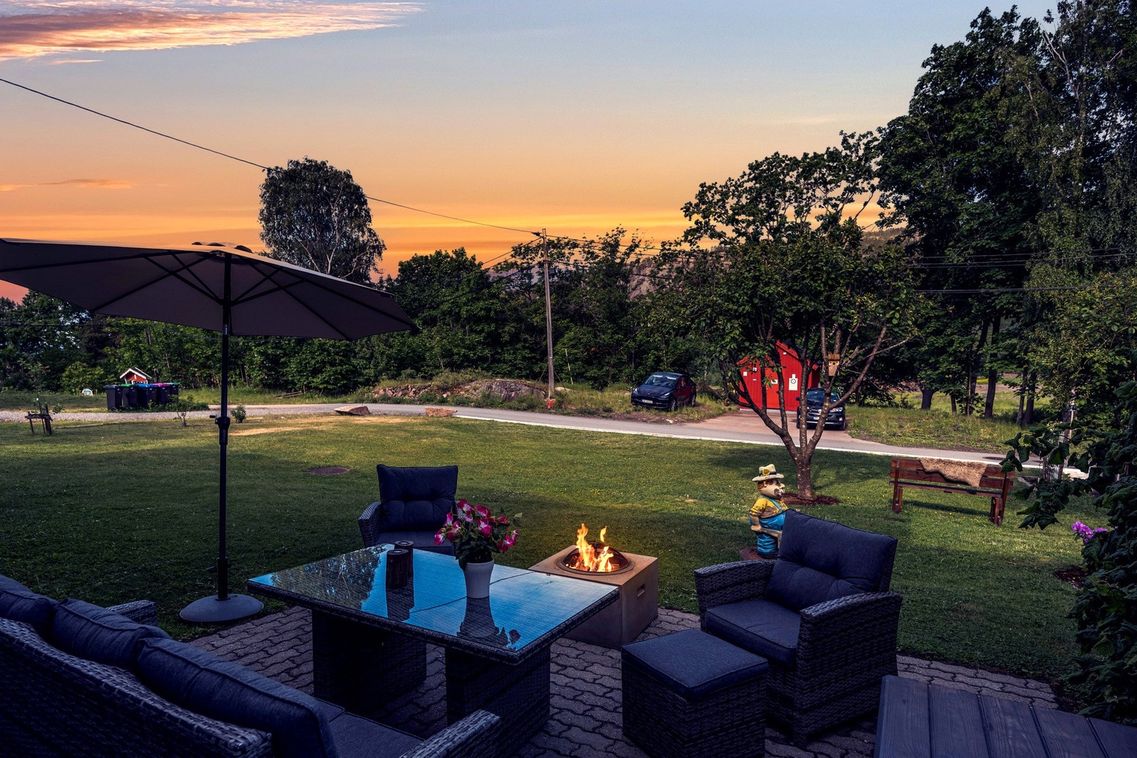 Det blir ikke noe mindre hyggelig her når mørket senker seg. Galleribilde