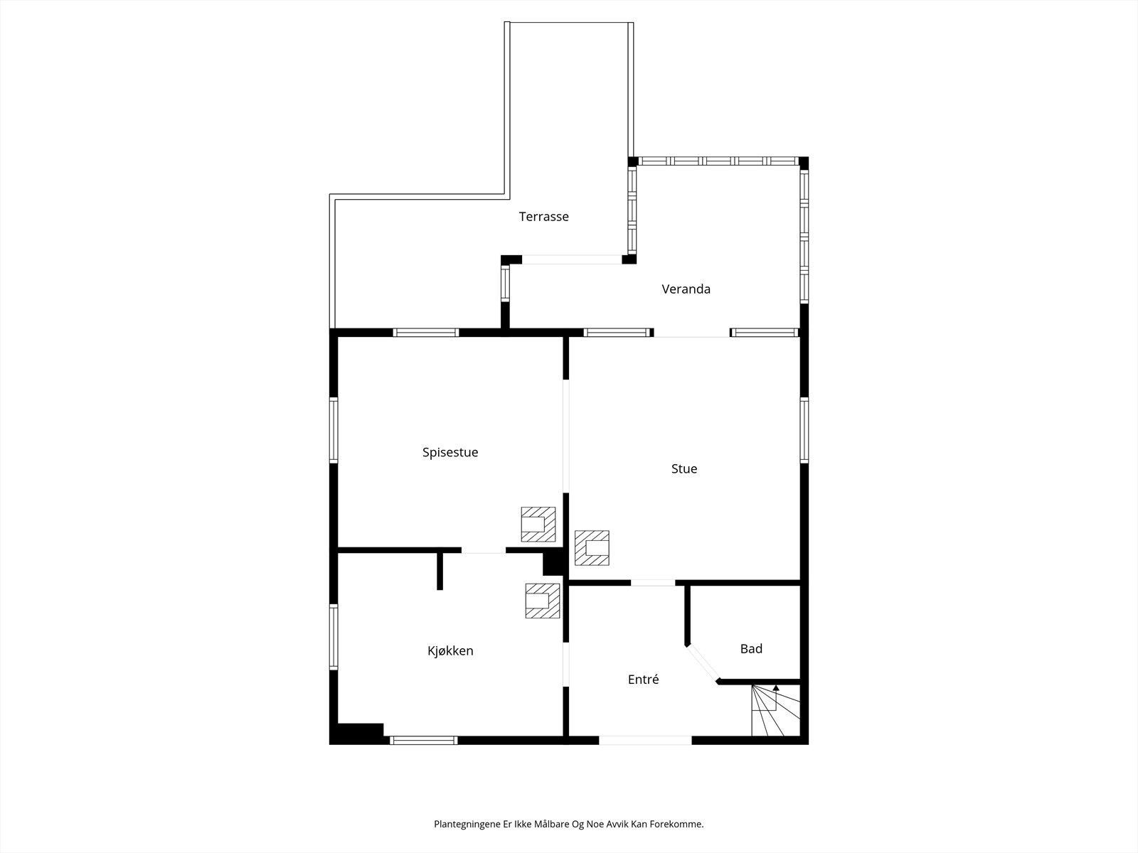 Planskisse første etasje. Galleribilde