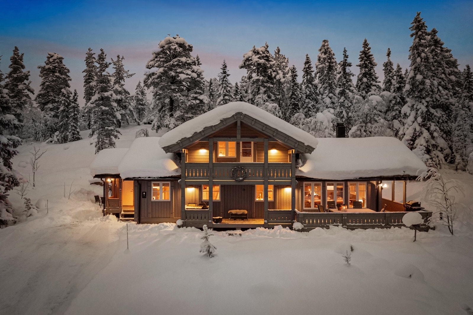 Kveldsstemning Galleribilde