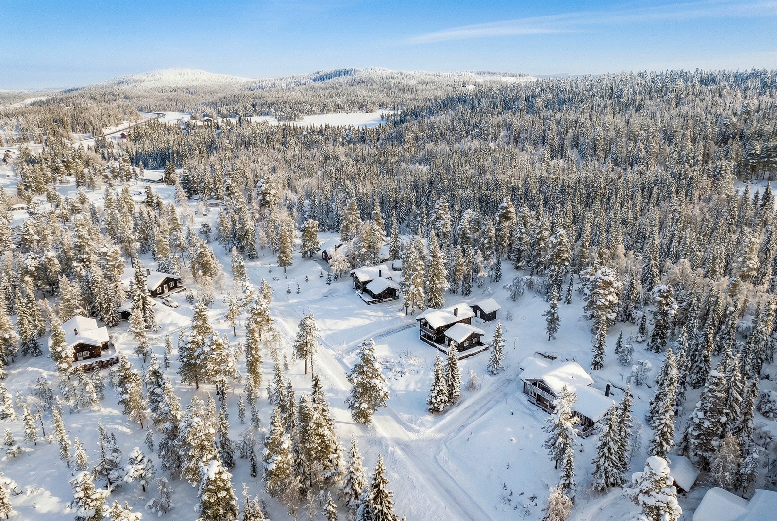 Høydefoto av nærområdet Galleribilde