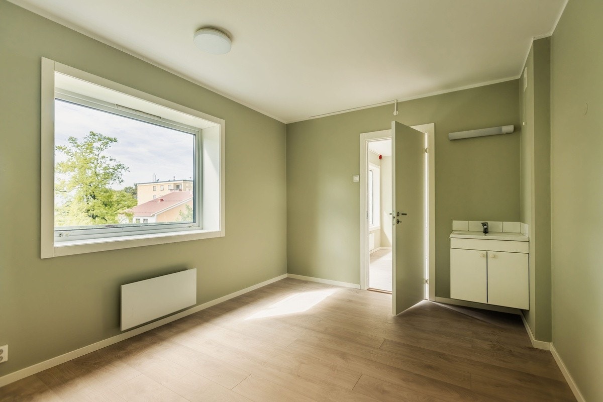 Umøblert soverom Galleribilde