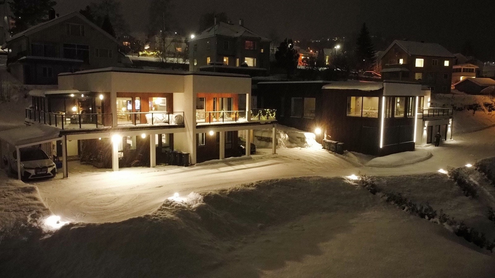 Kveldsbilde fra Mjøsa Galleribilde