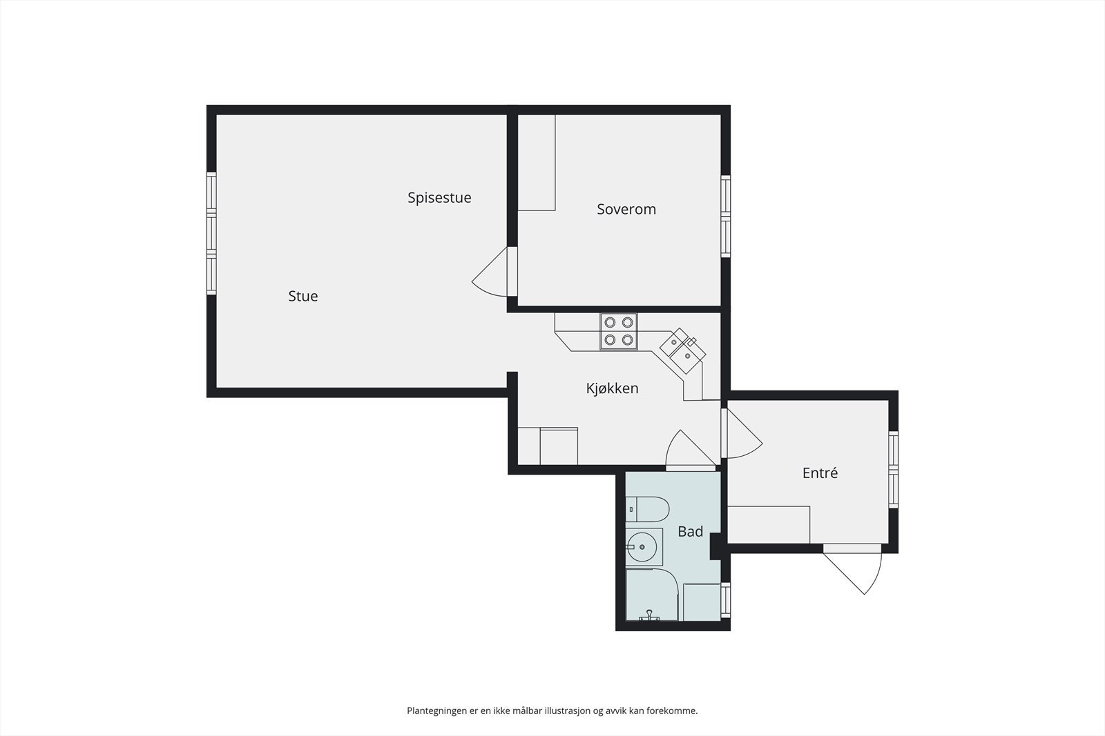 Plantegning Galleribilde