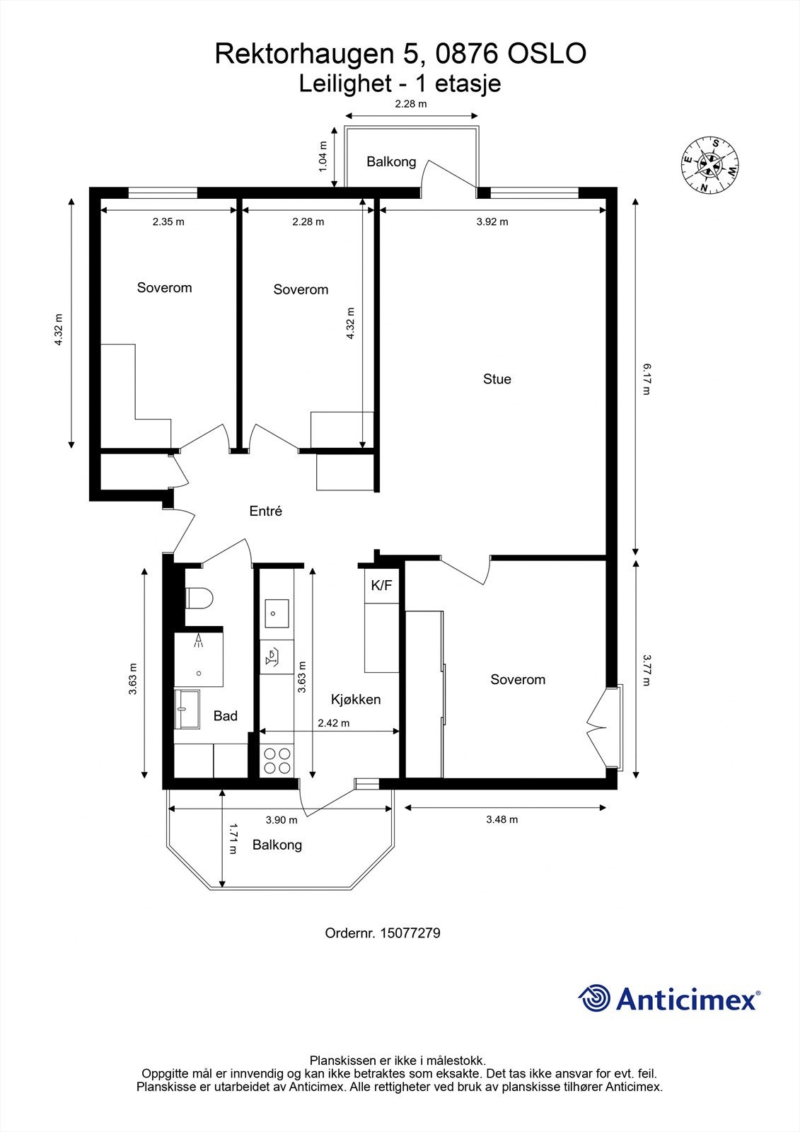 Plantegning Galleribilde