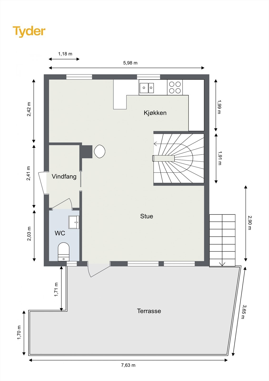 1. etasje Galleribilde