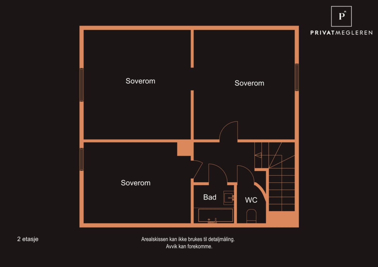 Plantegning av 2. etg. Galleribilde