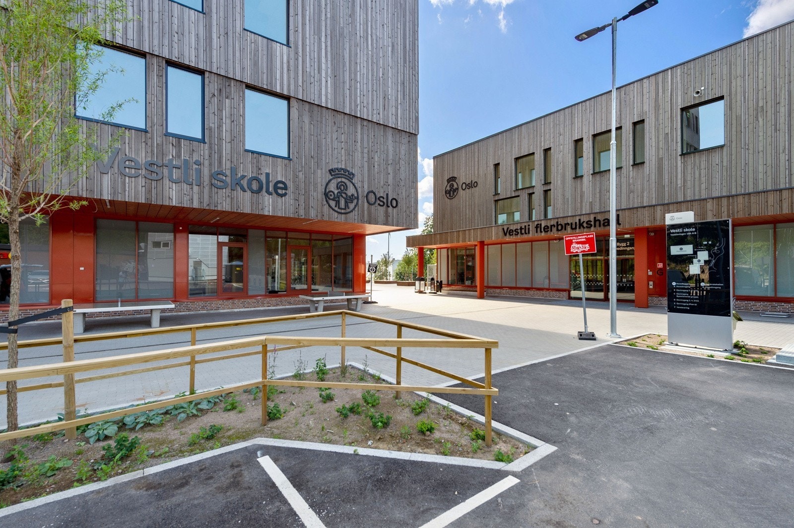 Gangavstand til flere barnehager og skoler. Galleribilde