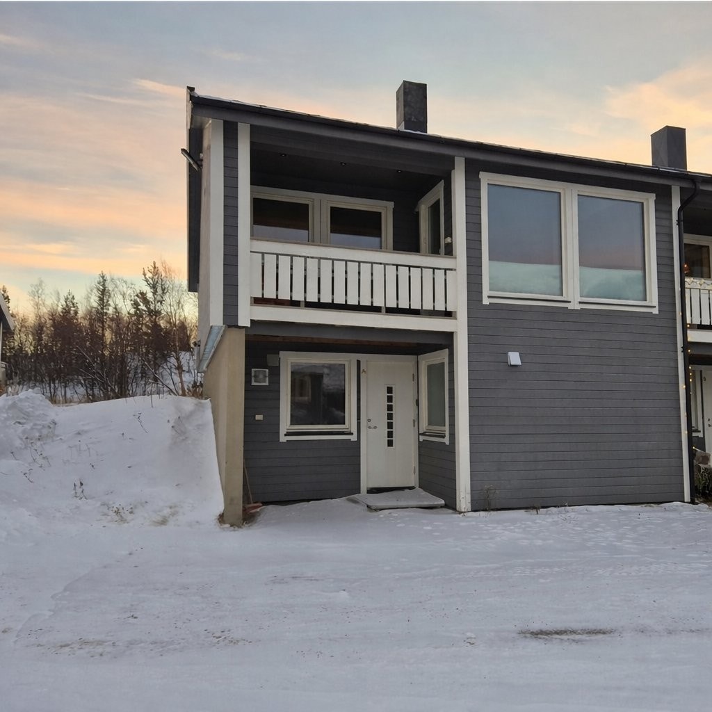 Inngangspartiet/fasade. Galleribilde