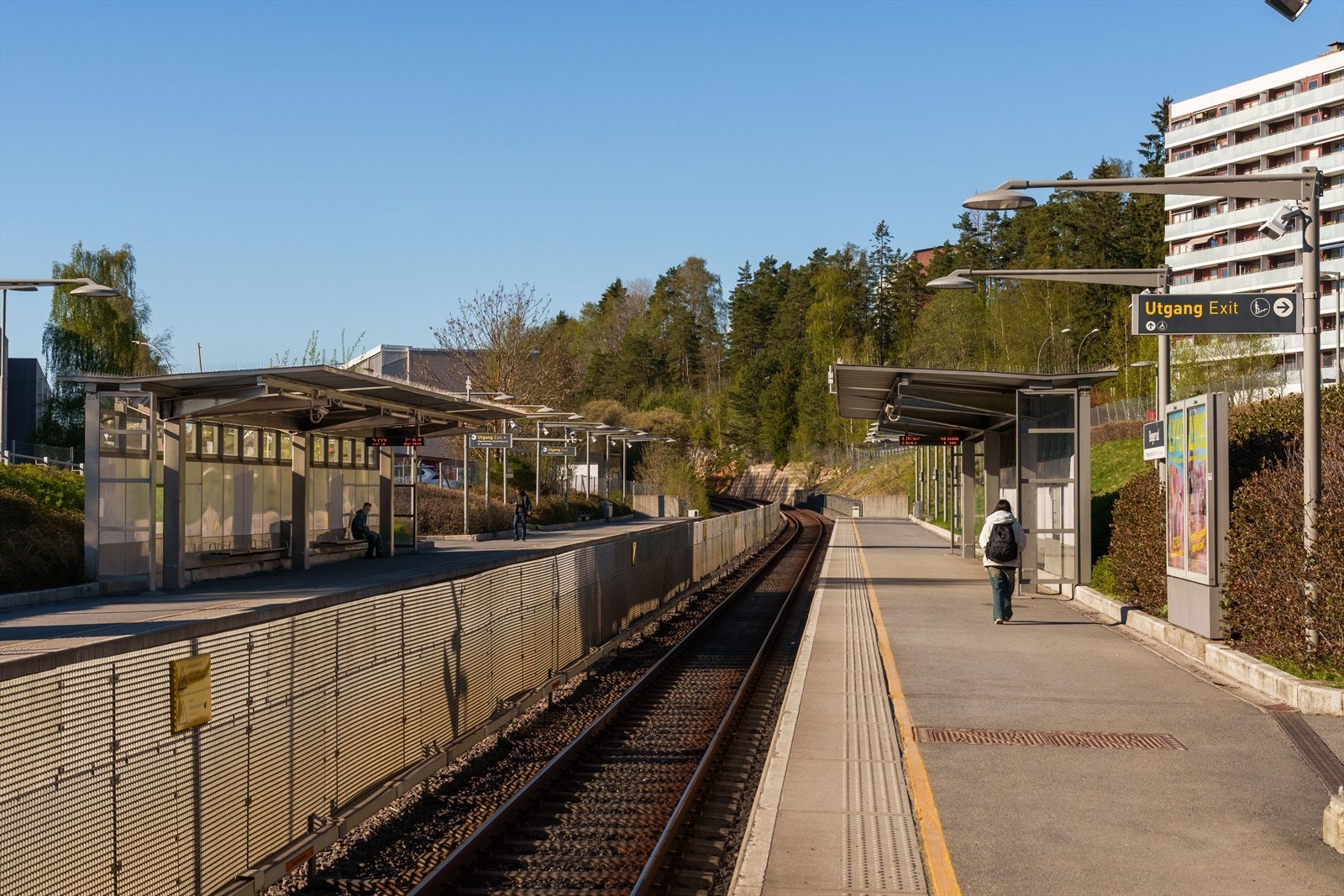 Bogerud T-bane. Galleribilde