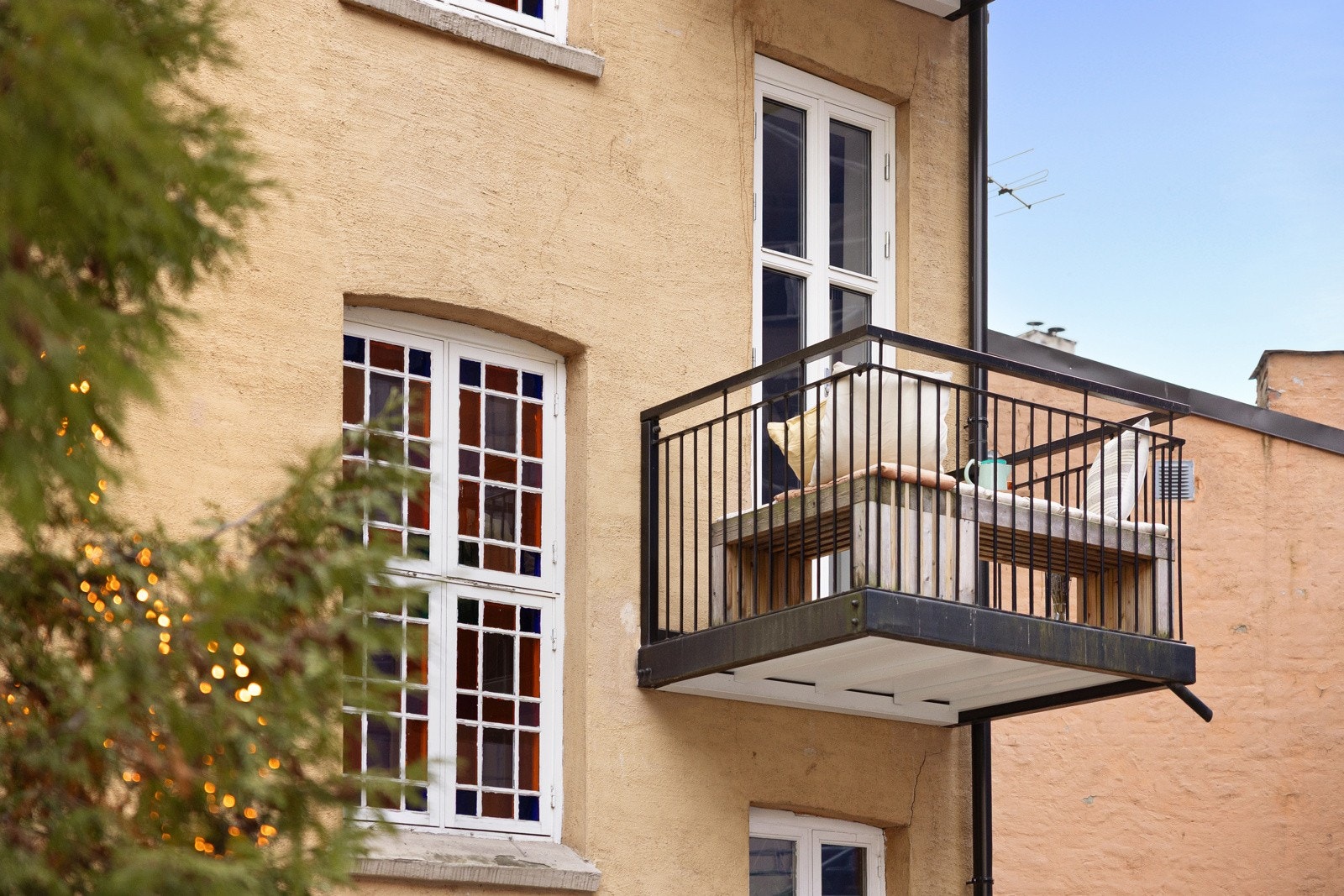 Balkongen ble oppført i 2016. Galleribilde