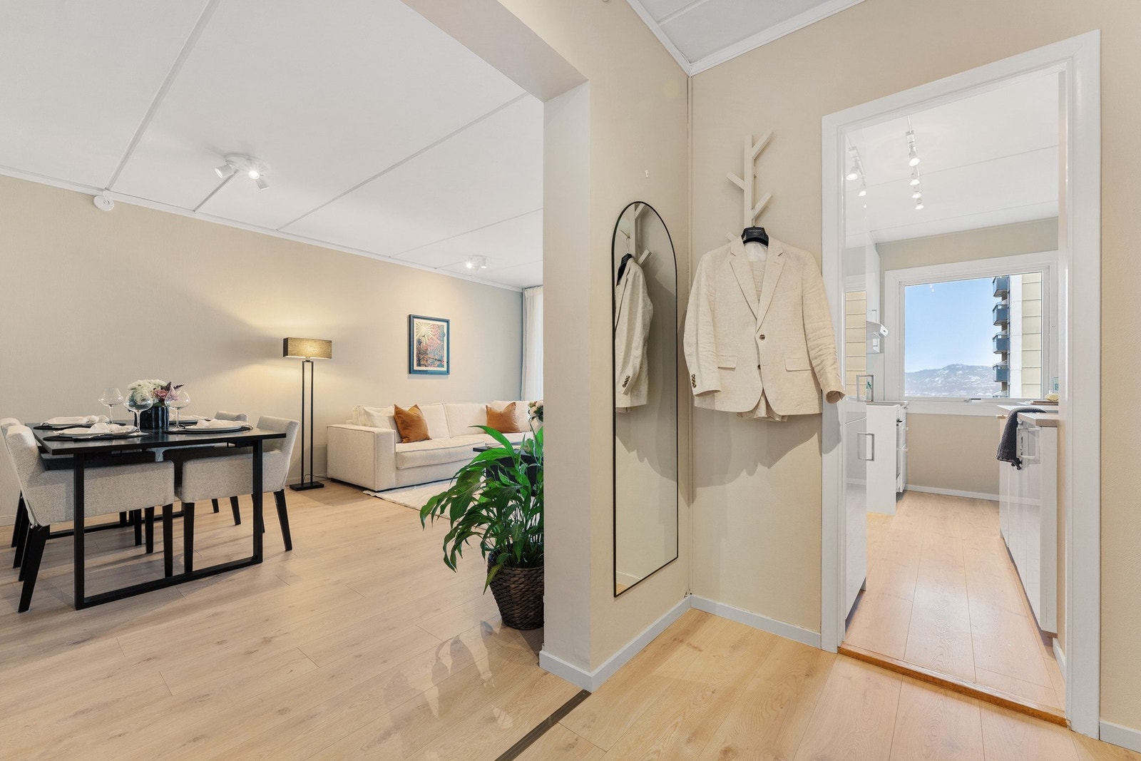 Moderne lyse farger på alle overflater Galleribilde