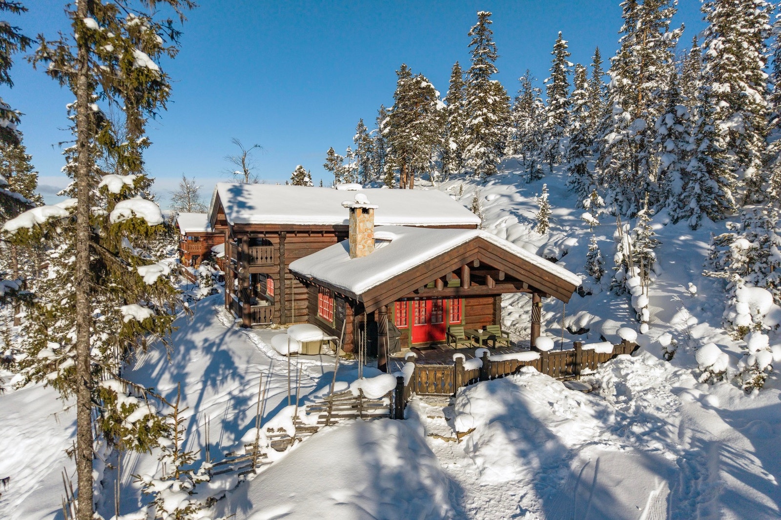 Gode muligheter for parkering. Galleribilde