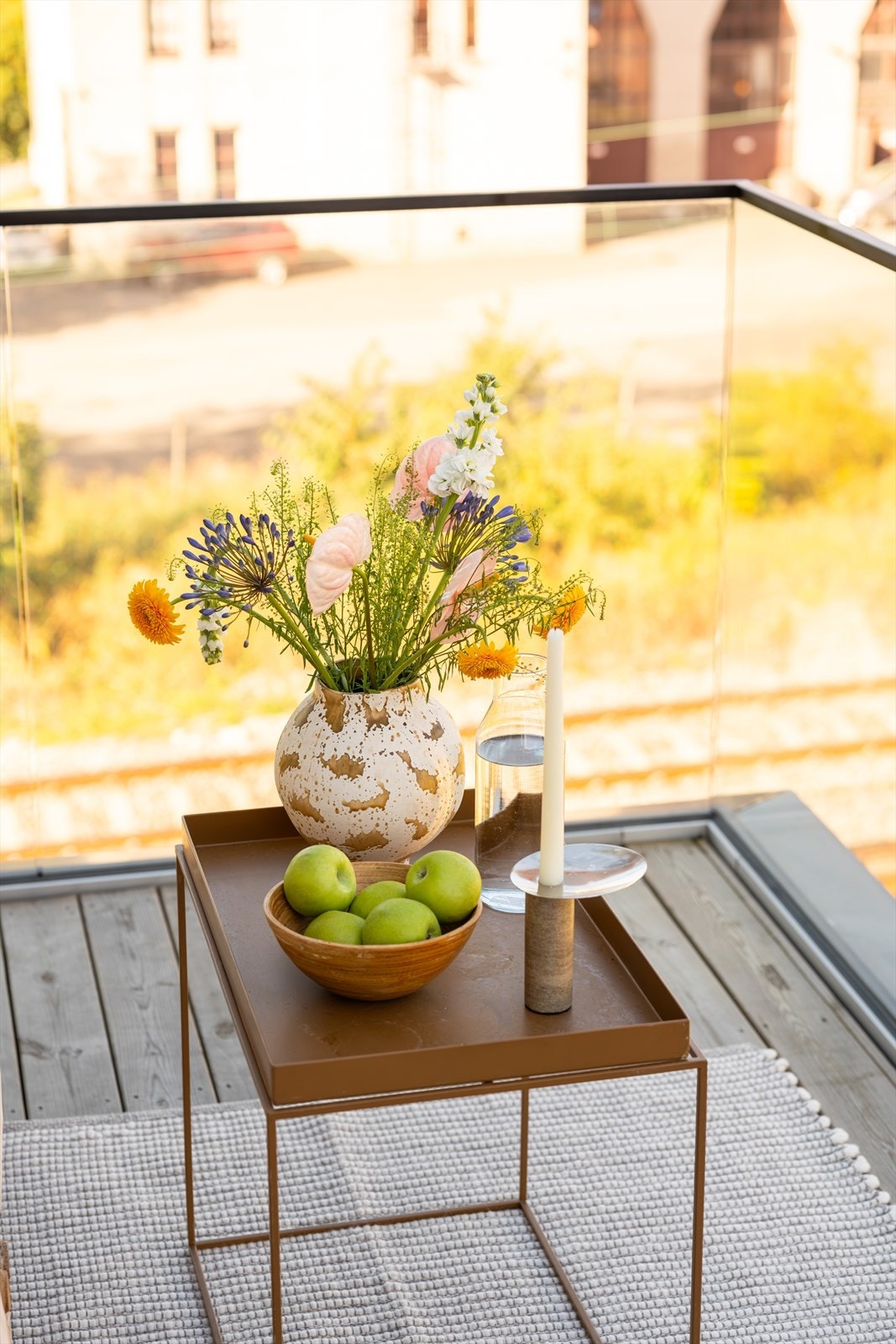 En fin uteplass for rekreasjon og sosialt samvær. Galleribilde