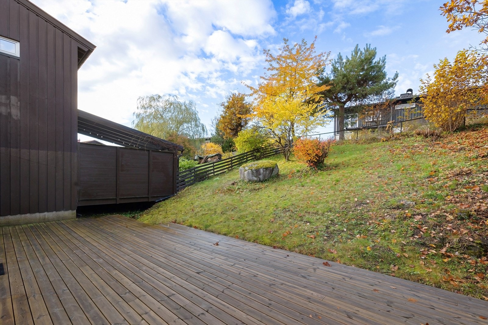 Skjermet med gode solforhold. Galleribilde