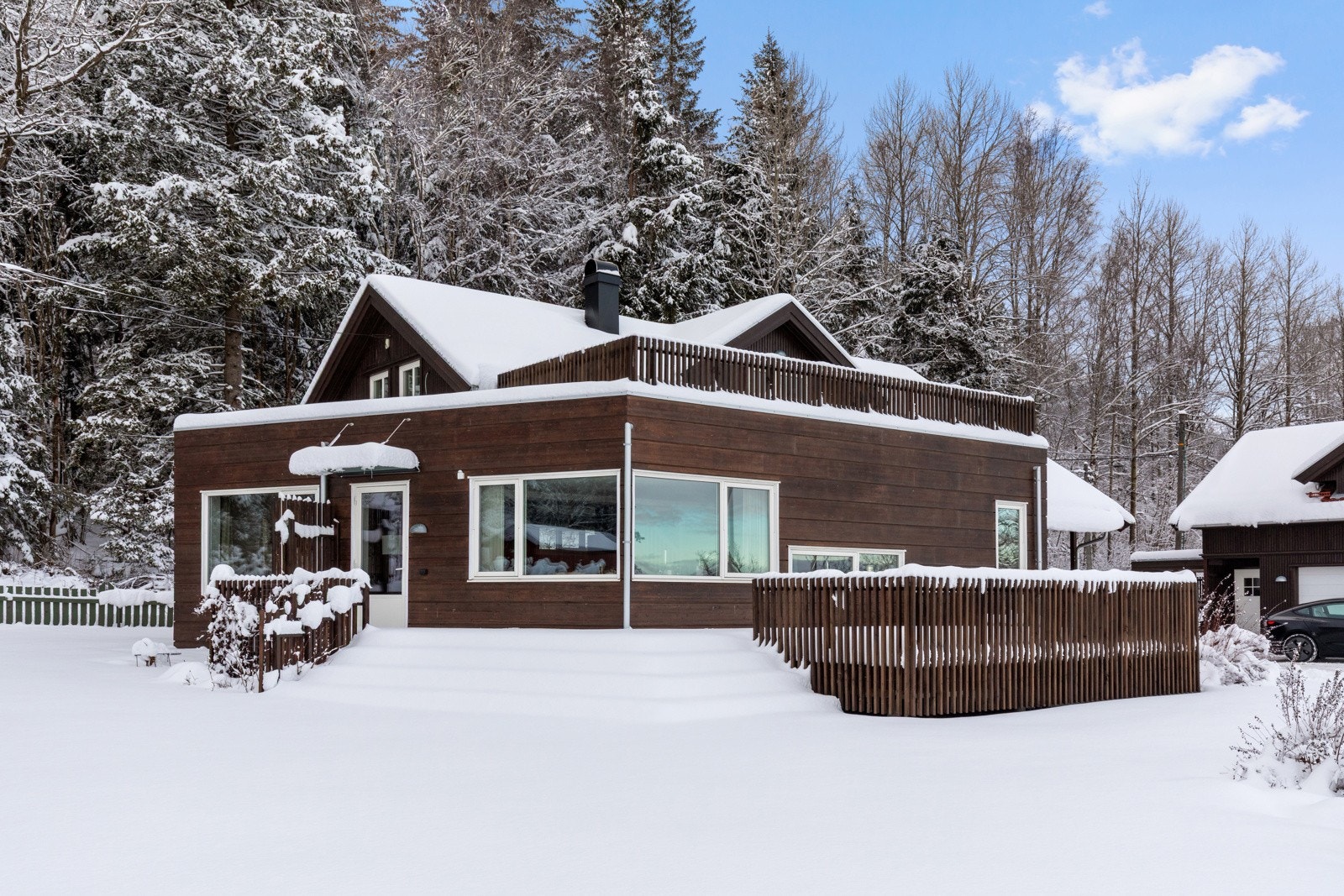 Fasaden på huset mot syd-øst Galleribilde