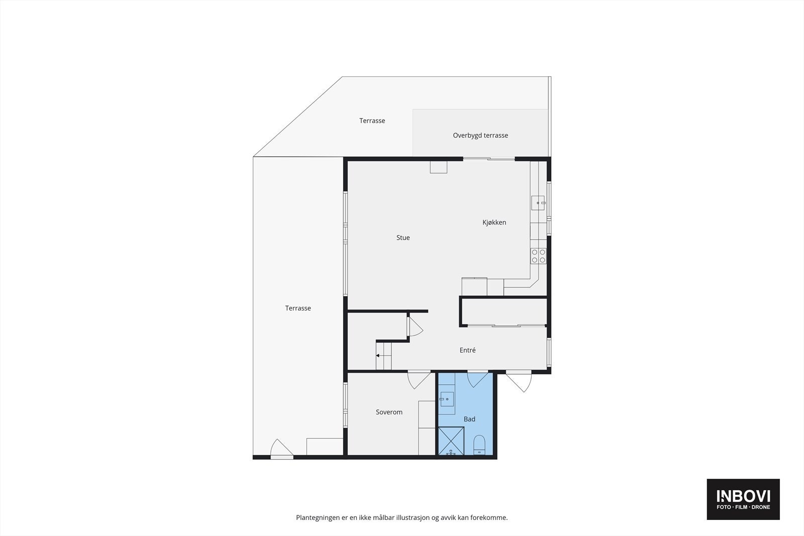 Plantegning 1. etasje Galleribilde