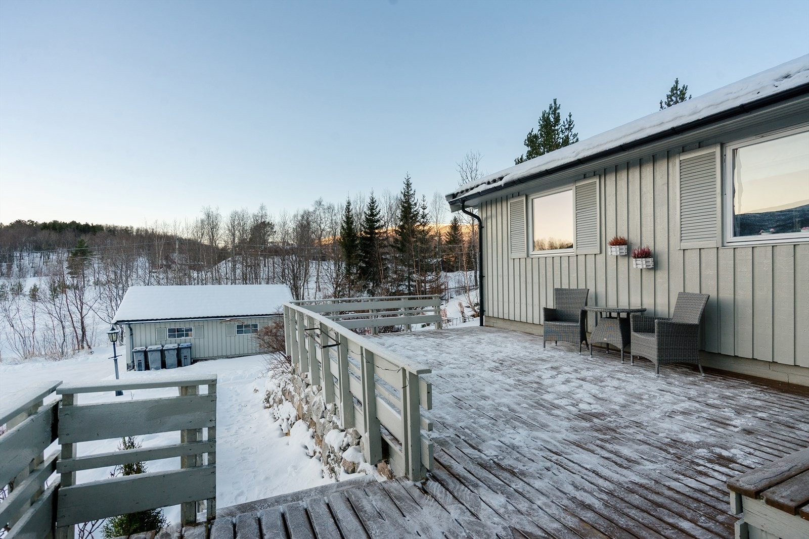 Her er det mulighet for kos å hygge både sommer og vinter. Galleribilde