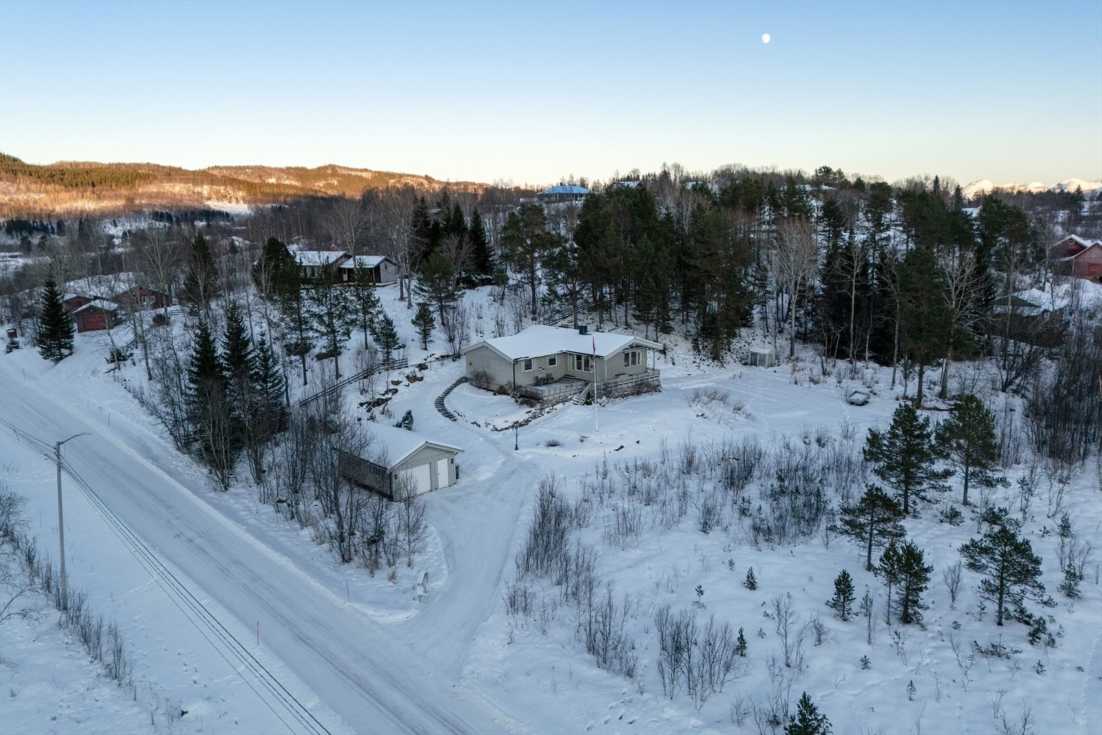 Dronebilde Galleribilde