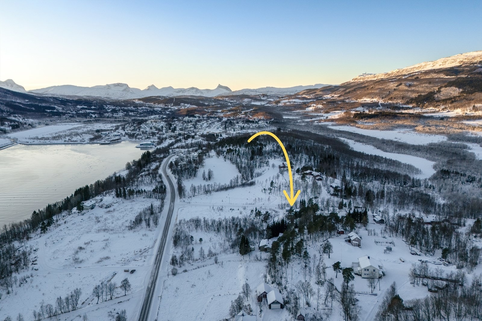 Dronebilde Galleribilde