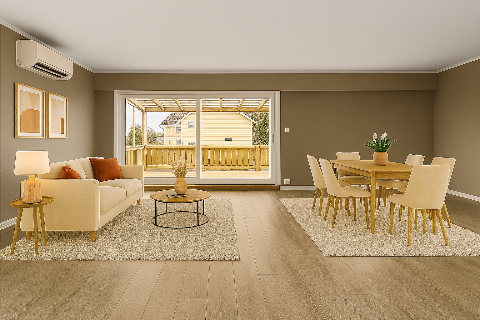 Stue - Bilde er KI redigert Galleribilde